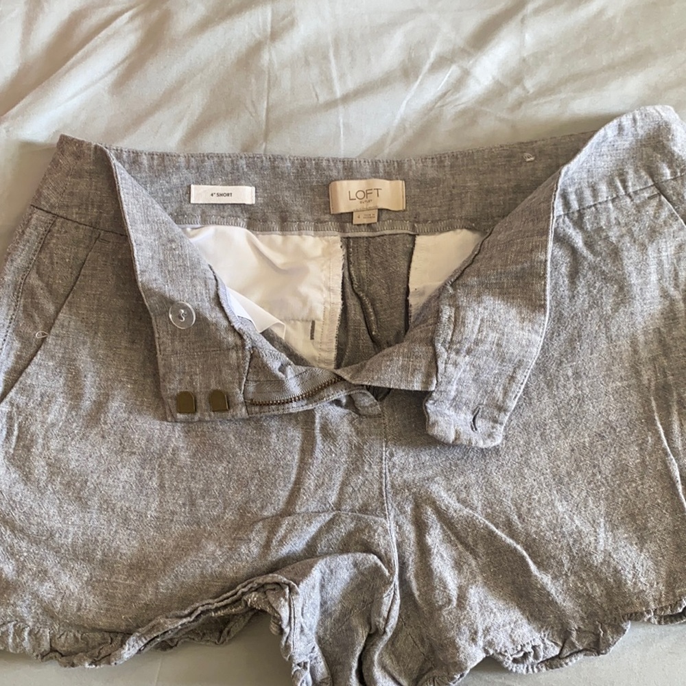 Ann Taylor Loft Ruffle Shorts - Picture 5 of 8